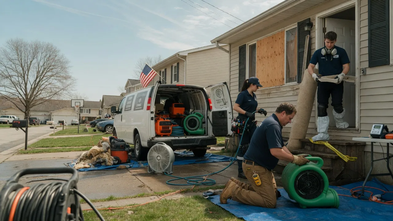Water Damage Restoration in Minersville, PA near me